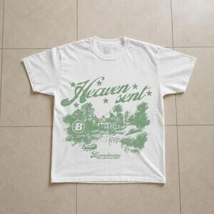Heaven Sent Graphic Tee White Unisex